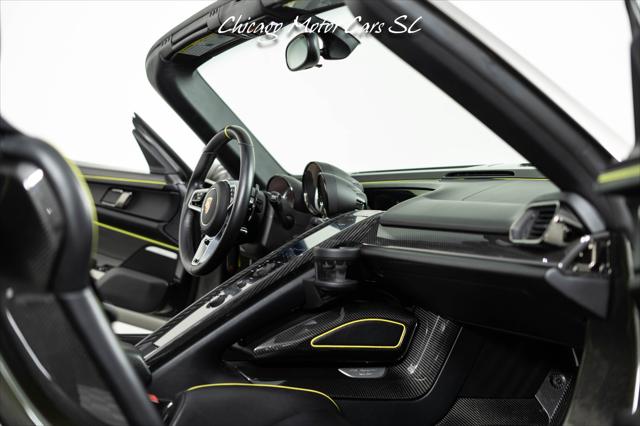 2015 Porsche 918 Spyder Liquid Metal Silver Carbon Interior Pack Carbon Diffuser Blades Front Lift