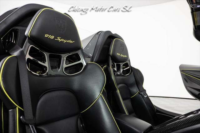 2015 Porsche 918 Spyder Liquid Metal Silver Carbon Interior Pack Carbon Diffuser Blades Front Lift