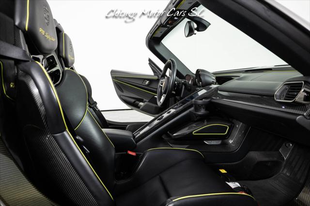 2015 Porsche 918 Spyder Liquid Metal Silver Carbon Interior Pack Carbon Diffuser Blades Front Lift
