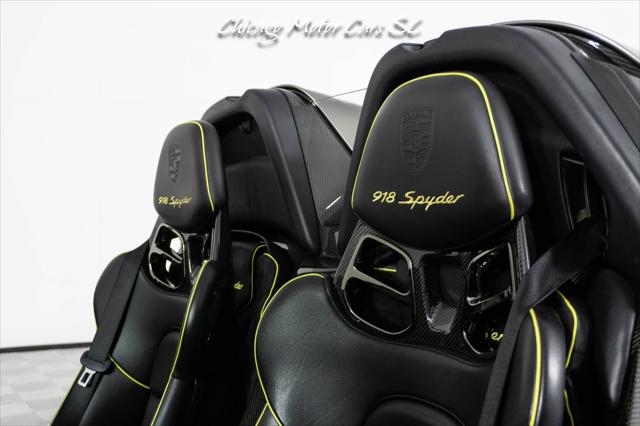 2015 Porsche 918 Spyder Liquid Metal Silver Carbon Interior Pack Carbon Diffuser Blades Front Lift