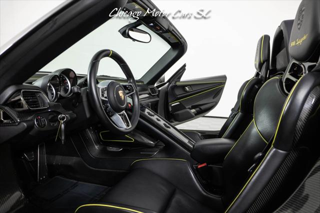 2015 Porsche 918 Spyder Liquid Metal Silver Carbon Interior Pack Carbon Diffuser Blades Front Lift