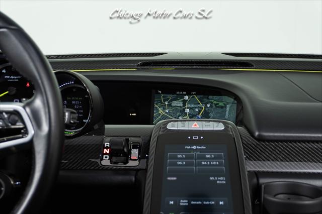 2015 Porsche 918 Spyder Liquid Metal Silver Carbon Interior Pack Carbon Diffuser Blades Front Lift