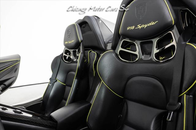 2015 Porsche 918 Spyder Liquid Metal Silver Carbon Interior Pack Carbon Diffuser Blades Front Lift