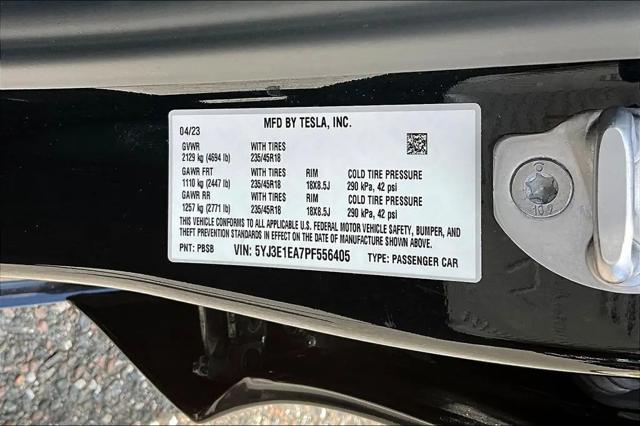 2023 Tesla Model 3 Rear-Wheel Drive