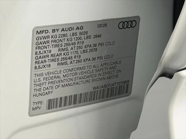 2026 Audi Q3 TFSI quattro S tronic