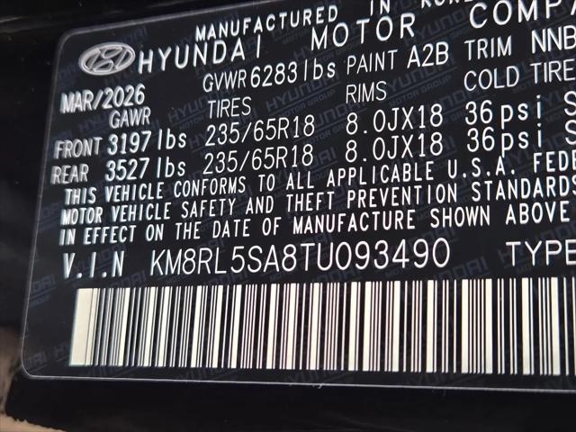 2026 Hyundai Palisade Hybrid Blue SEL 7P