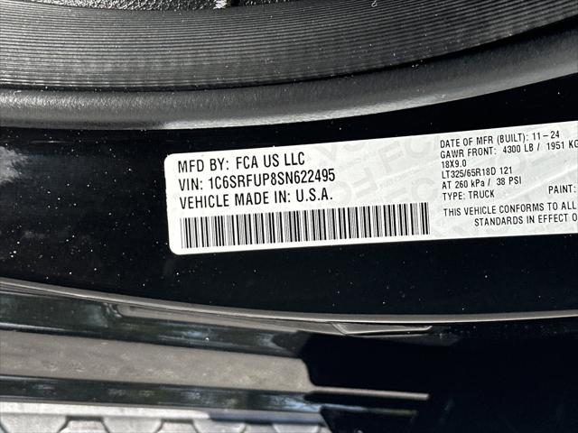 2025 Ram 1500 RHO Crew Cab 4x4 5'7" Box
