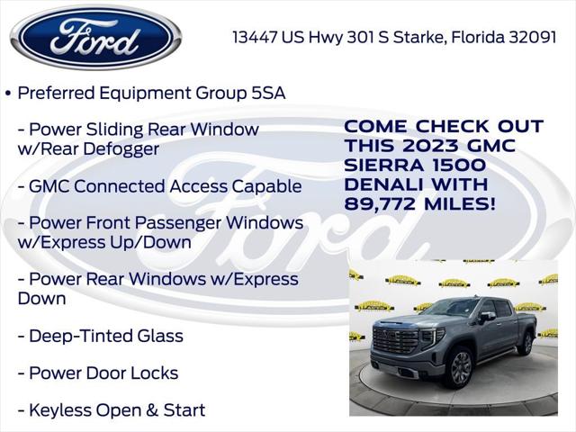 2023 GMC Sierra 1500 4WD Crew Cab Short Box Denali