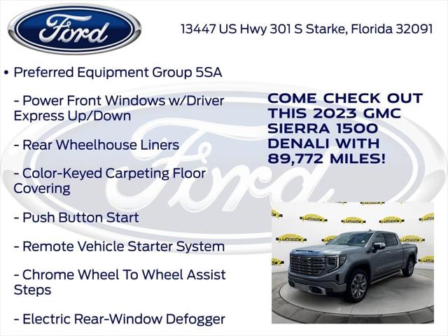 2023 GMC Sierra 1500 4WD Crew Cab Short Box Denali