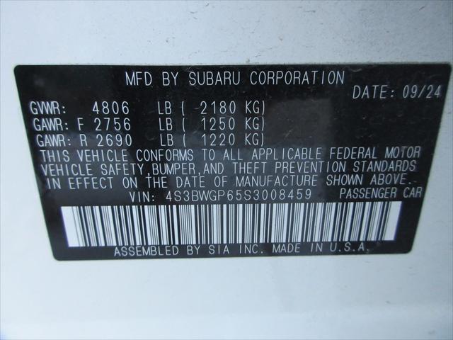 2025 Subaru Legacy Touring XT