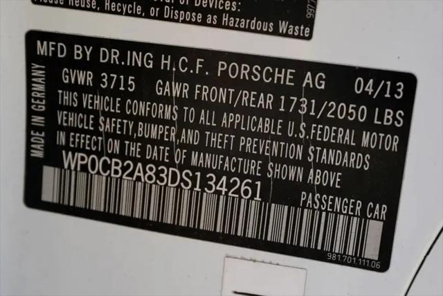 2013 Porsche Boxster S