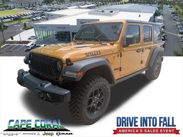 2026 Jeep Wrangler 4-Door Willys 4x4 for sale in Cape Coral, FL