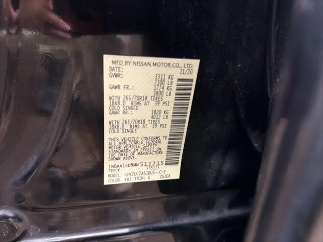 2021 Nissan Titan Crew Cab SV 4x4