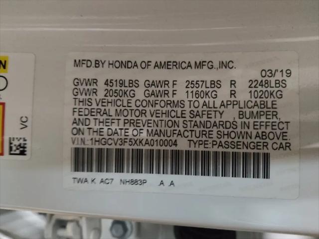2019 Honda Accord Hybrid EX-L