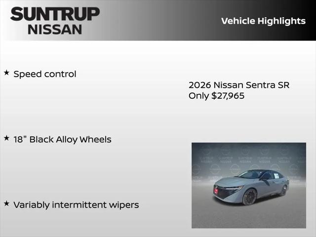 2026 Nissan Sentra SR
