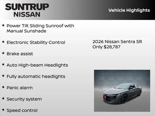 2026 Nissan Sentra SR