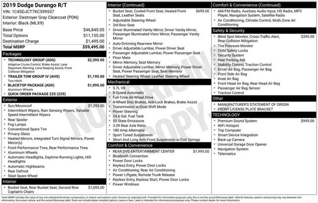 2019 Dodge Durango R/T AWD