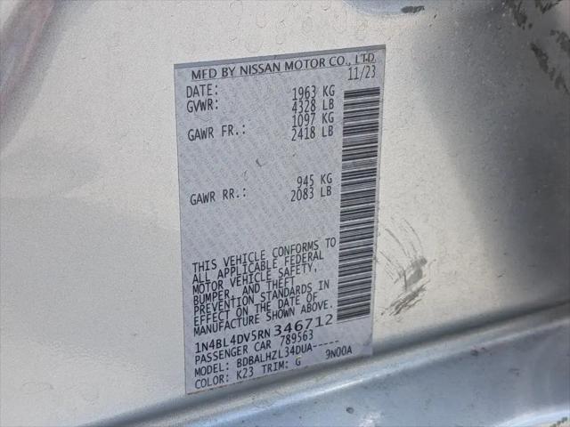 2024 Nissan Altima SV FWD