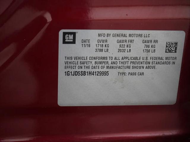 2017 Chevrolet Sonic LT Auto