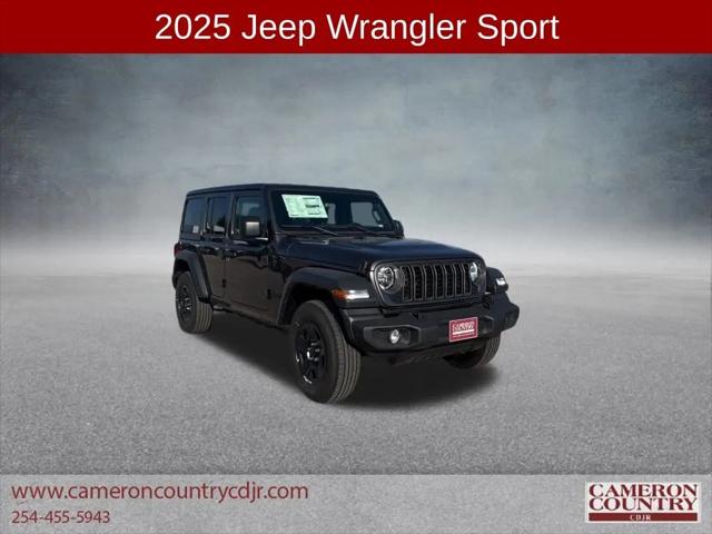 2025 Jeep Wrangler 4-Door Sport 4x4 for sale in Cameron, TX