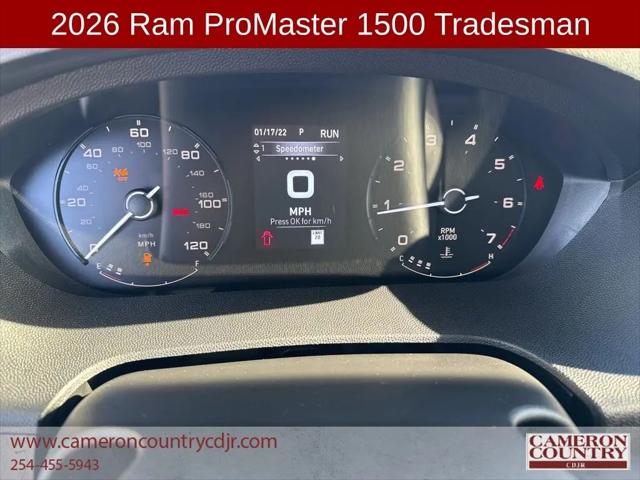 2026 Ram ProMaster Cargo Van Tradesman Low Roof 118" WB w/Pass Seat