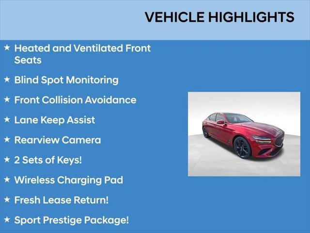 2023 Genesis G70 2.0T AWD