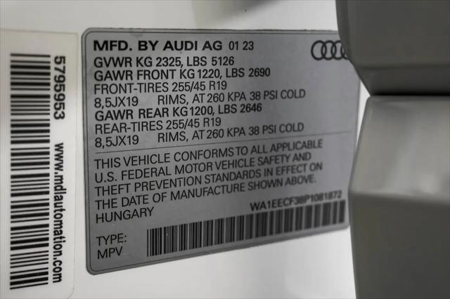2023 Audi Q3 Premium Plus 45 TFSI S line quattro Tiptronic