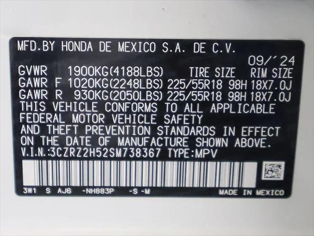 2025 Honda HR-V AWD Sport