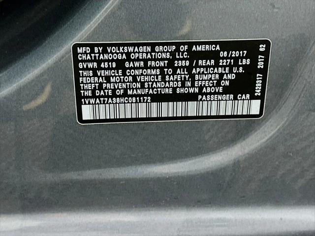 2017 Volkswagen Passat 1.8T S
