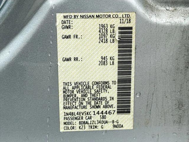 2019 Nissan Altima 2.5 SL