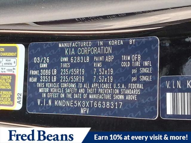 2026 Kia Carnival MPV SX