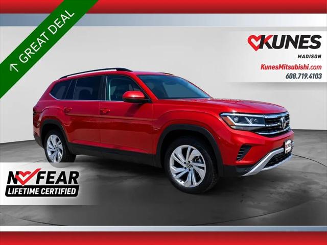2022 Volkswagen Atlas 3.6L V6 SE w/Technology for sale in Madison, WI