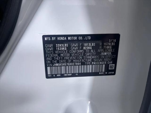 2016 Honda Fit LX
