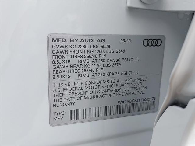 2026 Audi Q3 TFSI quattro S tronic