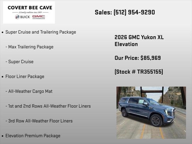 2026 GMC Yukon XL 4WD Elevation