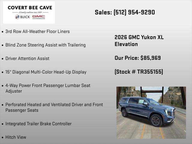 2026 GMC Yukon XL 4WD Elevation