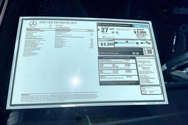 2026 Mercedes-Benz GLB 4MATIC