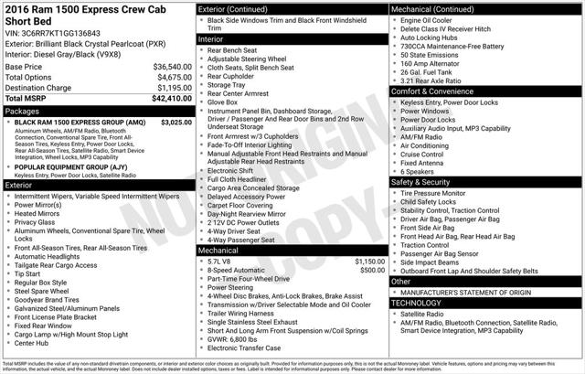 2016 Ram 1500 Express