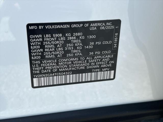 2026 Volkswagen Atlas SE with Technology
