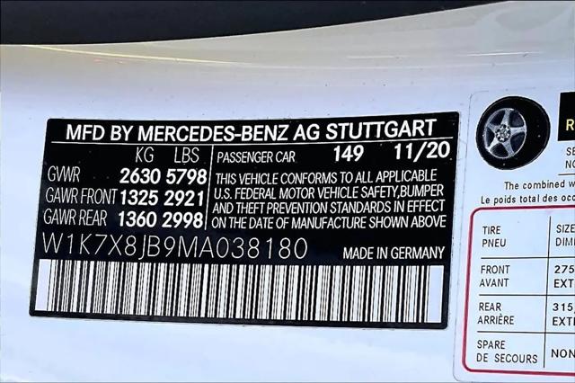 2021 Mercedes-Benz AMG GT AMG GT 63