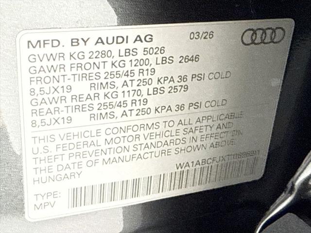 2026 Audi Q3 TFSI quattro S tronic