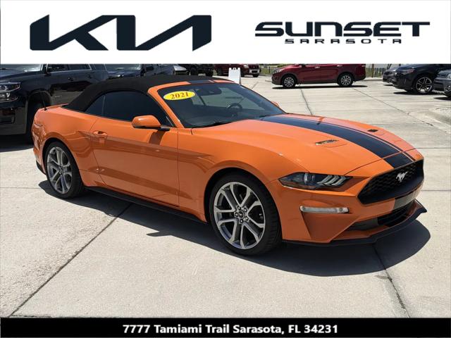 2021 Ford Mustang EcoBoost Premium Convertible for sale in Sarasota, FL