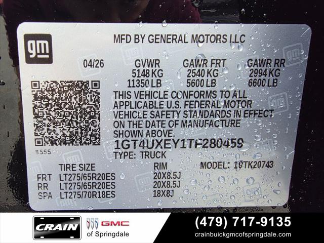 2026 GMC Sierra 2500HD Crew Cab, Standard Bed, Denali Ultimate, 4WD