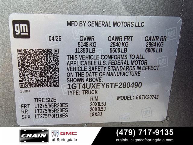 2026 GMC Sierra 2500HD Crew Cab, Standard Bed, Denali Ultimate, 4WD