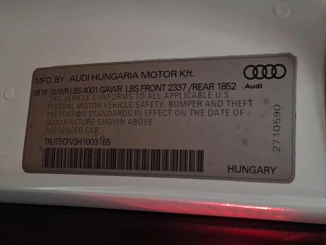 2017 Audi TT 2.0T
