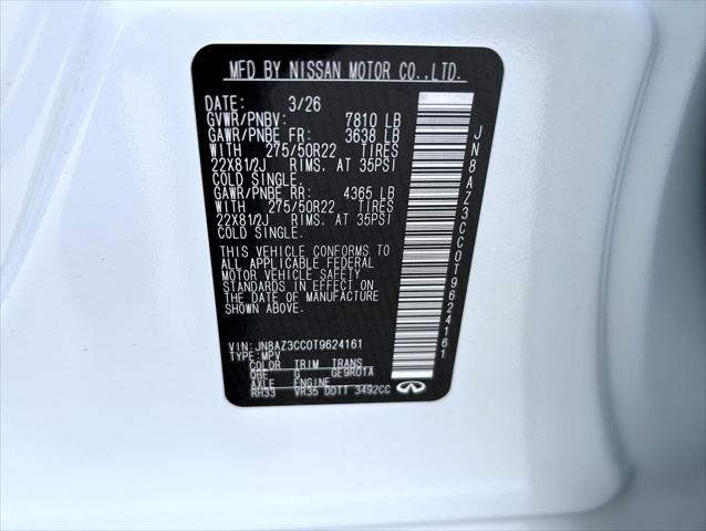 2026 INFINITI QX80 AUTOGRAPH AWD