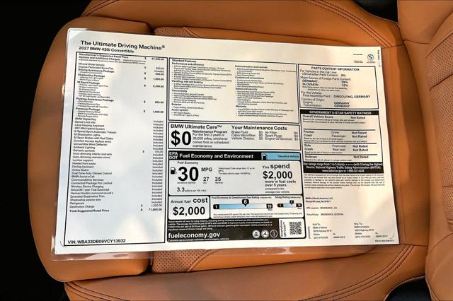 2027 BMW 4 Series 430i