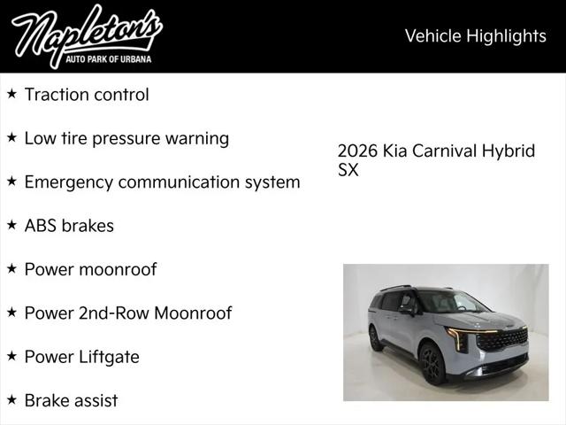 2026 Kia Carnival MPV SX