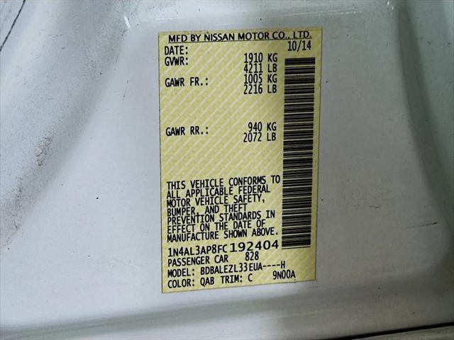 2015 Nissan Altima 2.5 S