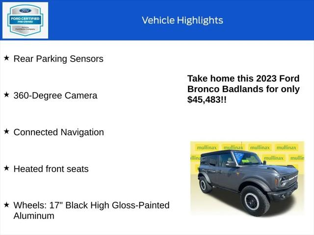 2023 Ford Bronco Badlands